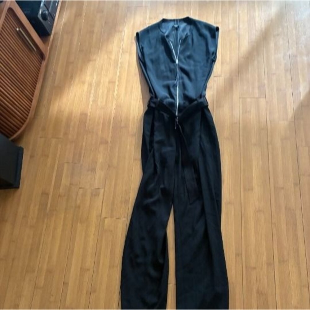 Rag & Bone sleeveless straight leg zipper Jumpsuit Size 4 Small